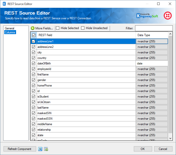 BambooHR Source component - Columns.png